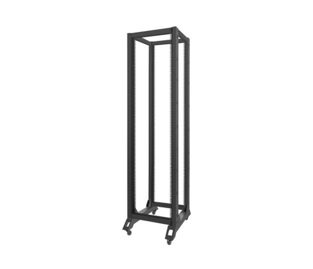 LANBERG Stojąca 19" 42U 600x800mm Open Rack (czarna) OR01-6842-B - 455672 - zdjęcie